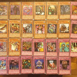 Lot of 27 Yu-Gi-Oh Cards Including 2 Hologram Type